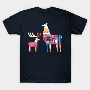 NATIVE DEER ILLUSTRATION T-Shirt